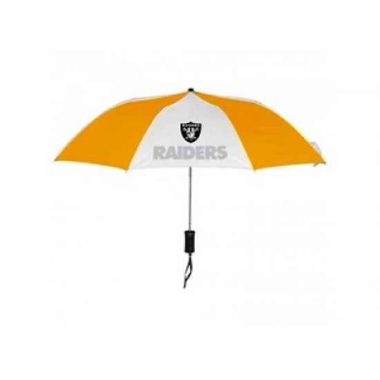 NFL Oakland Raiders Folding Umbrella Yellow&White